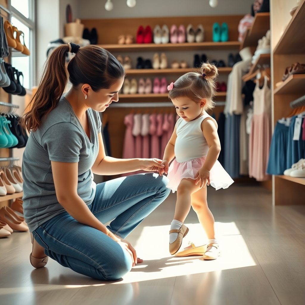 Dance shoe fitting